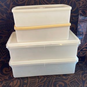 Vintage Tupperware Containers 4 pc
